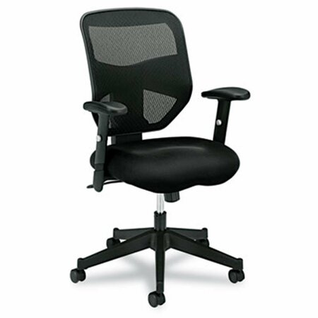 FINE-LINE VL531 High-Back Work Chair  Mesh Back  Padded Mesh Seat  Black FI2524125
